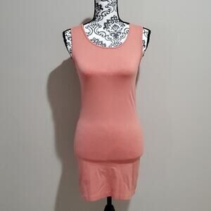 Zenana outfitters coral body hugging mini dress